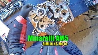 Minarelli AM5 Assembly  Összeszerelés  Sastavjenje SimiKing MOTO [upl. by Ahcarb83]