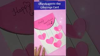 GRANDPARENTS DAY GREETINGS CARDSGRANDPARENTS CARD MAKING drawingforkids card grandparent [upl. by Enaej354]