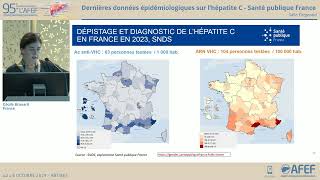 Sympo AFEFANRS  Dernières données épidémiologiques sur l’hépatite C  Santé publique France [upl. by Arabelle]