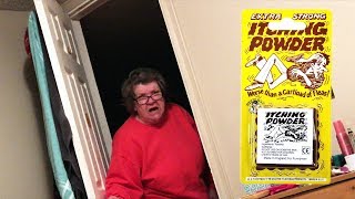 ITCHING POWDER PRANK ON GRANDMA [upl. by Greabe]