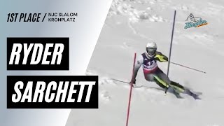 Ryder Sarchett NJC SL Kronplatz 2824 [upl. by Ecargyram]