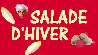 UNE SALADE DHIVER  CÉLINE CUISINE [upl. by Atirahs]