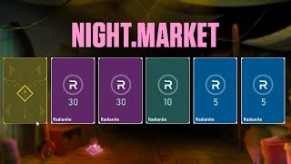 NEW NIGHT MARKET WITH RADIANITE 2022 VALORANT [upl. by Kcirtapnhoj]