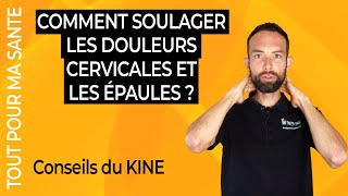 Douleurs cervicales et épaules  que faire  Traitement et Exercices [upl. by Epillihp]