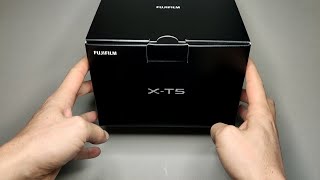 Unboxing Fujifilm XT5 retail version RAW and unedited [upl. by Ahsimal]