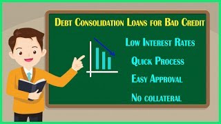 Debt Consolidation Loans Bad Credit  Non Homeowners [upl. by Demmer]