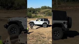 Jeep Gets Turtled on Jersey Barriers [upl. by Adraynek]