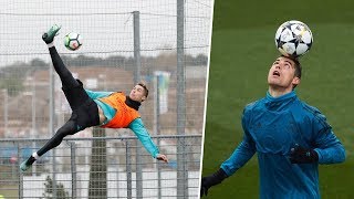 Cristiano Ronaldo In Training 2018  SkillsTricksGoals  Freestyle HD [upl. by Hgielyak]