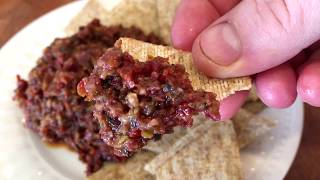 How to make Olive Tapenade Side Dip  Easy Delicious Recipe [upl. by Valenba129]