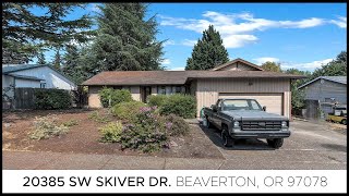 20385 SW SKIVER DR Beaverton OR 97078 [upl. by Pegasus552]