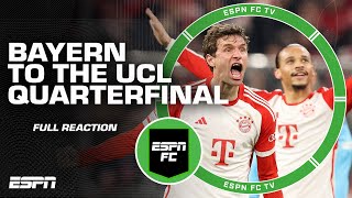 FULL REACTION Bayern Munich to UCL Quarterfinal after beating Lazio  ESPN FC [upl. by Anifesoj]