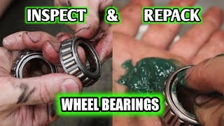 How to inspect and repack wheel bearings [upl. by Idnib413]