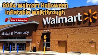 2024 Walmart Halloween Inflatable Walk through [upl. by Rafaj]