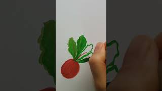 BEET leaf painting [upl. by Flossi]