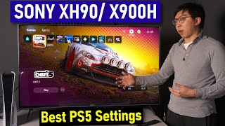 Sony XH90 X900H Best Settings for PS5 amp Xbox Series X Gaming [upl. by Olenka]