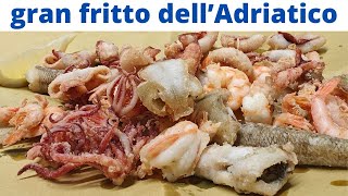 fritto misto dellAdriaticocome fare unottima frittura di pesce [upl. by Anilehcim]