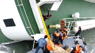 South Korean Ferry Video Captures Captain Lee Joon Seok Abandoning Sinking Sewol [upl. by Augy209]