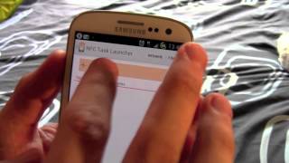 Samsung S3 controlled by NFC tags [upl. by Wernher535]