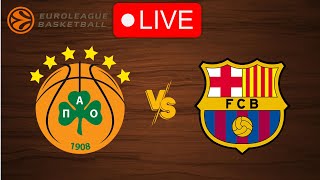 🔴 Live Panathinaikos vs Barcelona  EuroLeague 20232024  Live Play by Play Scoreboard [upl. by Anthia]