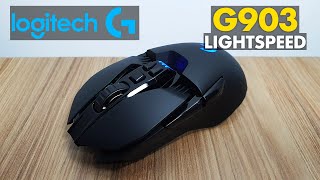 Mouse Logitech G903 Lightspeed  UnboxingAnálise [upl. by Ilhsa22]