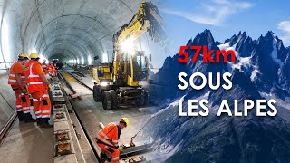 La Suisse a Construit le Plus Grand Tunnel Ferroviaire du Monde [upl. by Pentheam365]