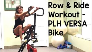 2 in 1 versa bike workout  row and ride workout [upl. by Sherborn]