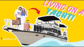 WE LIVE ON A YACHT  big announcement [upl. by Ahsito992]