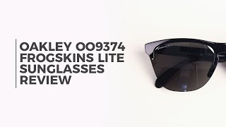 Oakley OO9374 FROGSKINS LITE Sunglasses Review  SmartBuyGlasses [upl. by Nodnal]