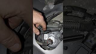 2007 Saab 93 20T convertible fuel pump replace cutting access holePART 1 OF 2 [upl. by Yanttirb]