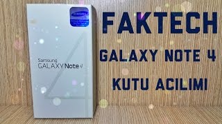 Galaxy Note 4 Kutu Açılımı [upl. by Noj4]