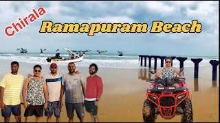 Ramapuram Beach 🏖️🌊🌅🏄🤩  Chirala Beach  Beautiful Beach in Andhrapradesh Tourism  teluguvlogs [upl. by Fennessy410]