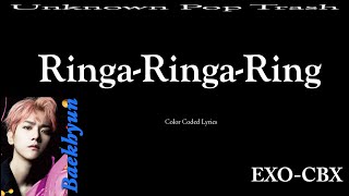 EXOCBX  RingaRingaRing Color Coded Lyrics [upl. by Hertz]