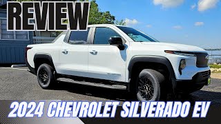 2024 Silverado EV Electric Pickup Truck Test Drive amp Review [upl. by Natanoj938]