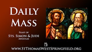 Daily Mass Monday October 28 2024 [upl. by Ahsikrats]