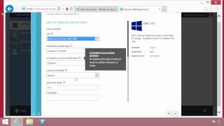 Windows2012R2 amp Azure Pack Demo [upl. by Ardnuhs]