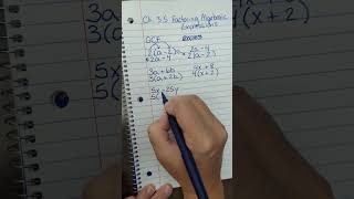 Ch 35 Factoring Algebraic Expressions 7th grade [upl. by Ardnoek464]