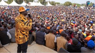 LIVE Raila Odinga launching ODMs massive Recruitment drive in Siaya [upl. by Ainer]