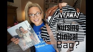 Whats In My NURSING SchoolClinical Bag  GIVEAWAY CLOSED [upl. by Tabbitha]