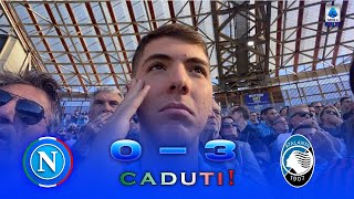 CADUTI NAPOLI 03 ATALANTA LIVE REACTION TIFOSI NAPOLETANI AL MARADONA [upl. by Yojal]