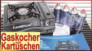 Gaskocher Campingkocher mit Kartuschen  Test  Mobiles Kochen bei Stromausfall amp Blackout  Outdoor [upl. by Melton924]