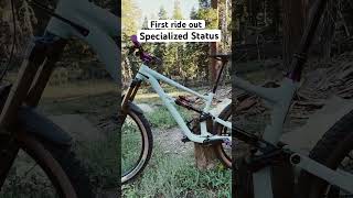 First ride Specialized Status shorts mtb [upl. by Ermin144]