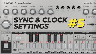 Sync and Clock Settings  Behringer TD3 Tutorial [upl. by Isadore472]