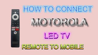 how to check motorola android led tv remote motorola android tv ka remote kaise check karen [upl. by Ohara]