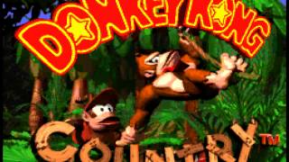 Donkey Kong Country OST Super Nintendo  Track 0123  Theme [upl. by Wina]