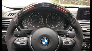 How to install LED Steering Wheel for BMW Performance from OHC Motors [upl. by Ydissak]