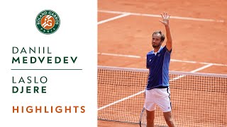 Daniil Medvedev vs Laslo Djere  Round 2 Highlights I RolandGarros 2022 [upl. by Renate]