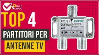 Partitori per Antenne TV  Top 4  QualeScelgo [upl. by Ranique]