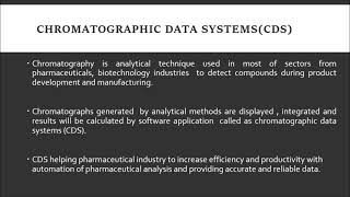 Chromatographic data analysis [upl. by Yednil]