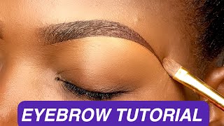 DETAILED EYEBROW TUTORIAL USING PENCIL  HOW TO DRAW EYEBROWS FOR BEGINNERS [upl. by Aufa349]