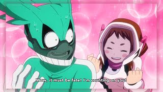 Deku x Uraraka crushing on each other  My Hero Academia [upl. by Anerac]